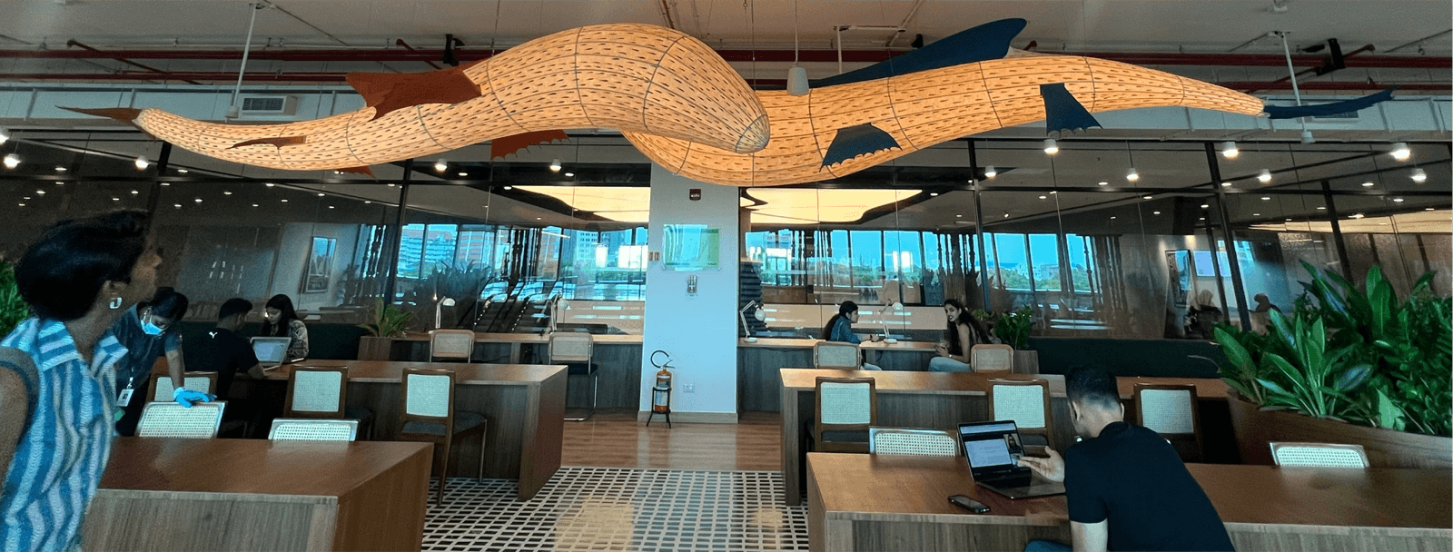 The Fish installation